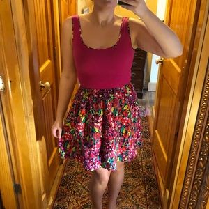 Pink Patterned Lilly Pulitzer Dress